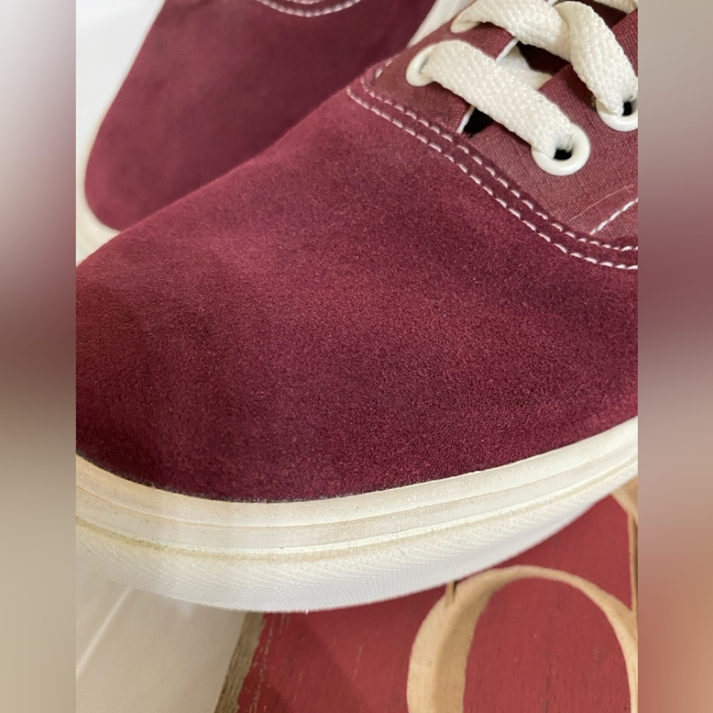 Vans Comfycush Era Shoes Suede sneakers, Wine Red, Men’s Size 8.5, Women’s 10 - Picture 4 of 12
